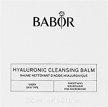 Balsam do twarzy - BAbor Hyaluronic Cleansing Balm — Zdjęcie N2