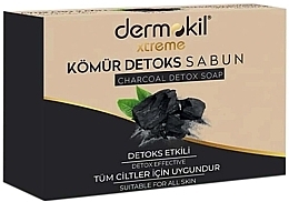 Mydło z węglem aktywnym - Dermokil Xtreme Charcoal Detox Soap — Zdjęcie N1