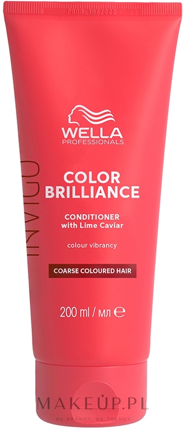 Odżywka wzmacniająca kolor grubych włosów farbowanych - Wella Professionals Invigo Colour Brilliance Coarse Conditioner — Zdjęcie 200 ml