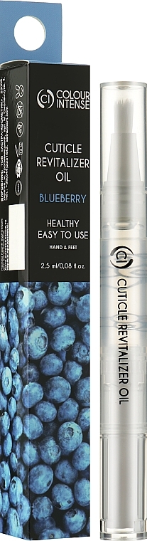 Regenerujący olejek do skórek Borówka - Colour Intense Cuticle Revitalizer Oil Blueberry