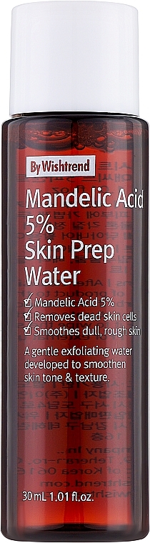 Tonik do twarzy z kwasem migdałowym - By Wishtrend Mandelic Acid 5% Skin Prep Water — Zdjęcie N1