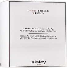 Zestaw - Sisley Supremya Prestige Gift Set (eye/cr ser 15 ml + f/cr/ser 50 ml) — Zdjęcie N1