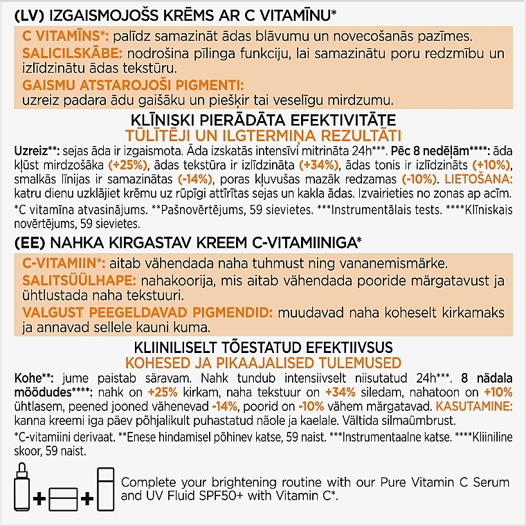 Krem rozjaśniający z witaminą C - L'Oreal Paris Revitalift Vitamin C Brightening Cream — Zdjęcie N7