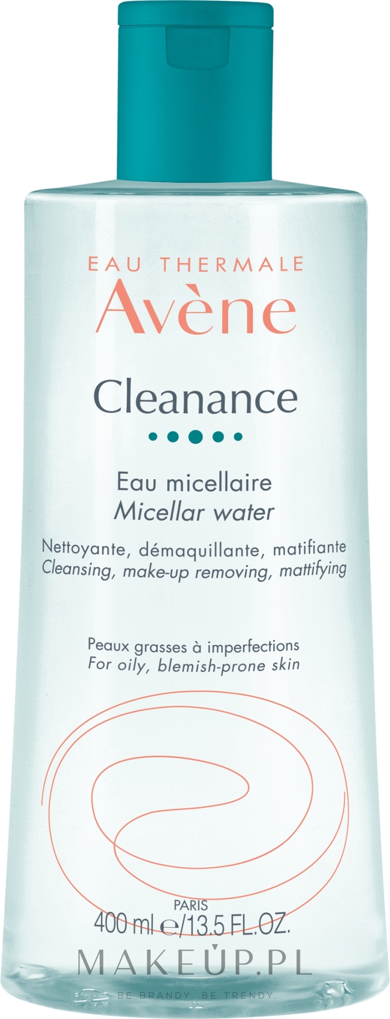 Płyn micelarny do demakijażu twarzy - Avène Cleanance Micellar Water — Zdjęcie 400 ml