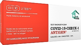 Kup Test diagnostyczny do wykrywania antygenów COVID-19-Check-1 - Lab.Home