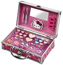 Kup Zestaw kosmetyków dla dziewczynek, w etui - Lorenay Hello Kitty Aluminum Makeup Case Set