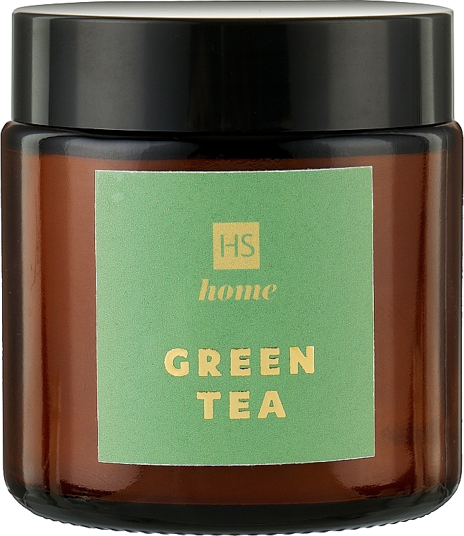 Świeca zapachowa z naturalnego wosku sojowego Zielona herbata - HiSkin Home — Zdjęcie N1