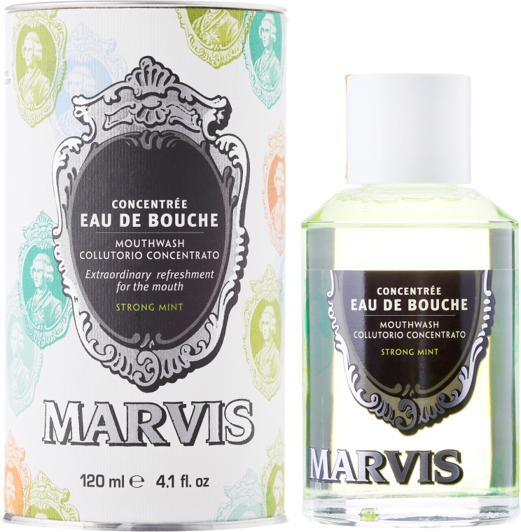 Płyn do płukania jamy ustnej - Marvis Concentrate Strong Mint Mouthwash 