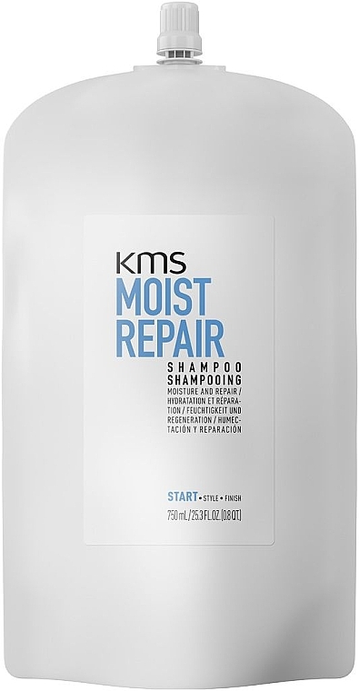 Szampon do włosów suchych i zniszczonych - KMS California Moist Repair Shampoo (uzupełnienie) — Zdjęcie N1