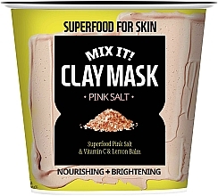 Kup Odżywcza maska rozświetlająca do twarzy z różową solą - Superfood for Skin MIX IT! Clay Mask Pink Salt