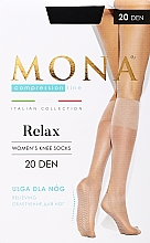 Kup Podkolanówki damskie Relax 20 DEN, nero - Mona