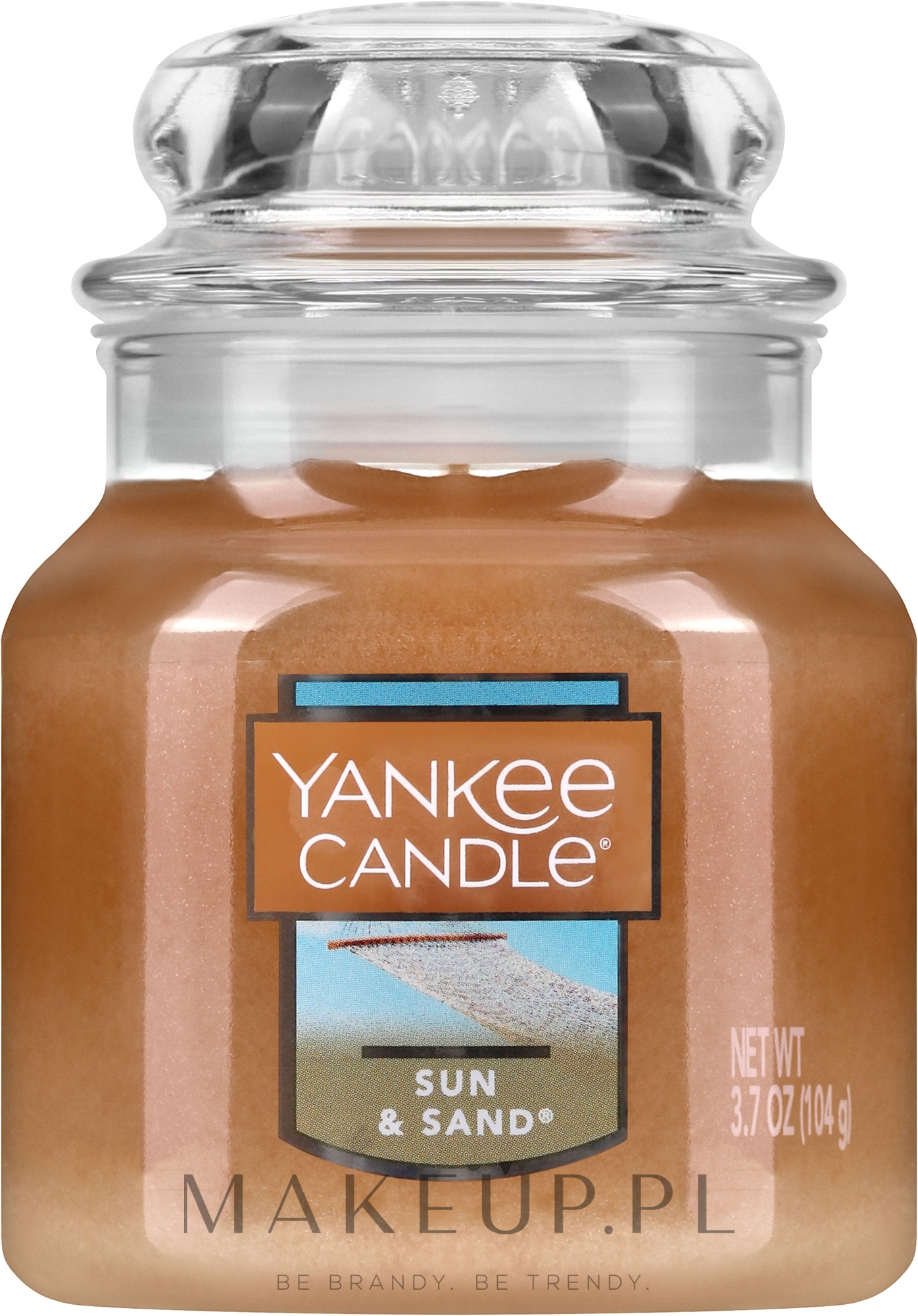 Świeca zapachowa w słoiku Słońce i piasek - Yankee Candle Sun & Sand — Zdjęcie 104 g
