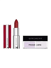 Zestaw - Givenchy Make-Up Set (powder/9,5g + lipstick/3,4g) — Zdjęcie N3