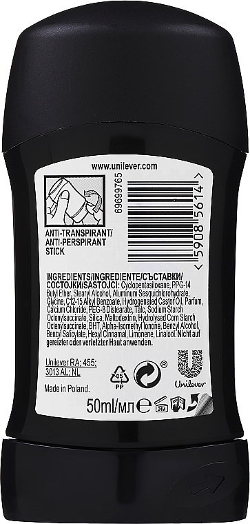 Dezodorant w sztyfcie Maksymalna ochrona - Rexona Men Maximum Protection Deo Stick — Zdjęcie N2