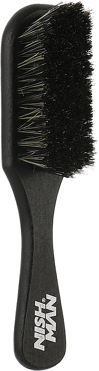 Szczotka do wąsów i brody, średnia S - Nishman Fade Short Brush S — Zdjęcie N1