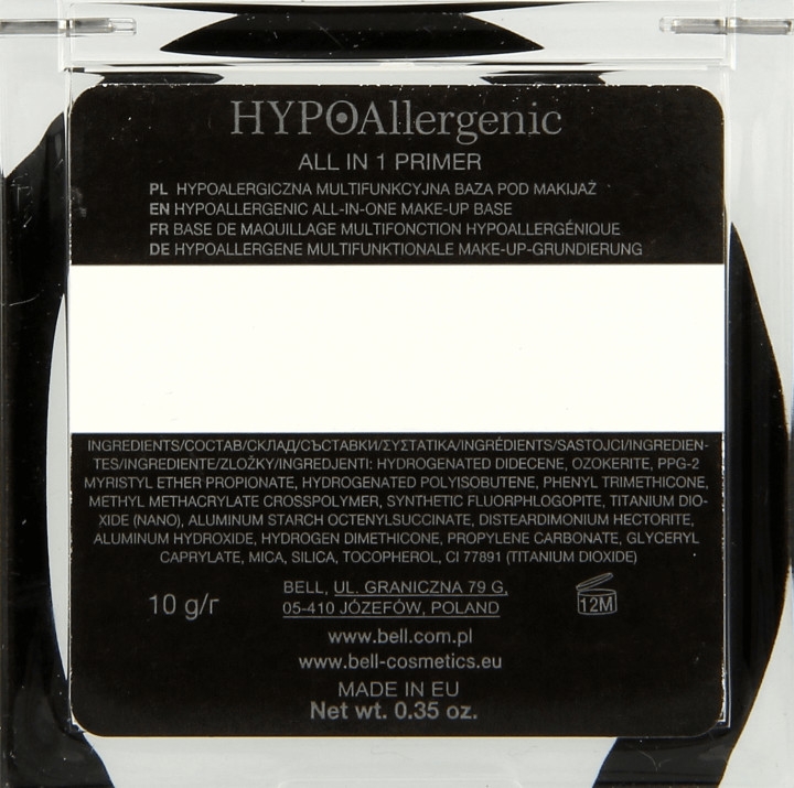 Hipoalergiczna multifunkcyjna baza pod makijaż - Bell HYPOAllergenic All In 1 Primer — Zdjęcie N2