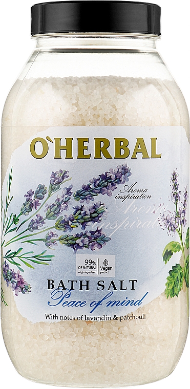 Sól do kąpieli Peace of Mind - O'Herbal Aroma Inspiration Bath Salt