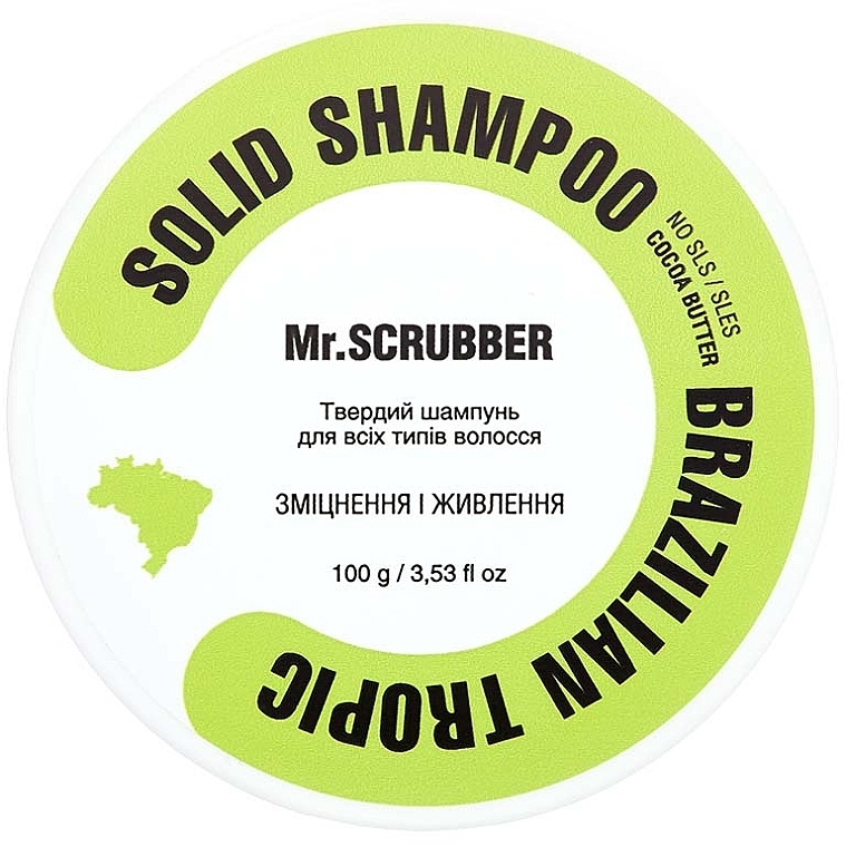 Szampon w kostce Wzmocnienie i odżywienie - Mr.Scrubber Solid Shampoo Bar — Zdjęcie N2