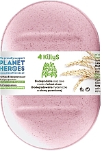 Kup Biodegradowalna mydelniczka ze słomy pszenicznej, 500078, różowa - KillyS