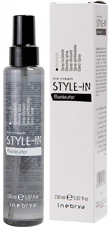 Spray nabłyszczający do włosów - Inebrya Style-In Illuminator