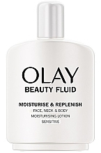 Kup Balsam w płynie do twarzy, szyi i ciała dla skóry wrażliwej - Olay Beauty Fluid Moisturise & Replenish Face, Neck And Body Lotion For Sensitive Skin