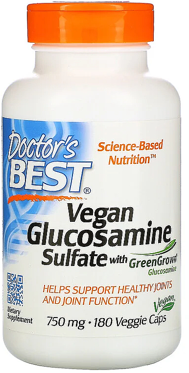 Siarczan glukozaminy dla wegan w kapsułkach, 750 mg - Doctor's Best — Zdjęcie N1