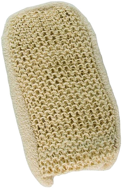 Dwustronna rękawica prysznicowa, sizal i bawełna - Naturae Donum Double Sided Scrub Glove Sisal & Cotton — Zdjęcie N1