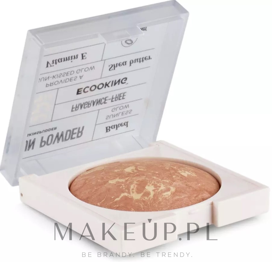 	Puder brązujący do twarzy - Ecooking Baked Sun Powder — Zdjęcie 03