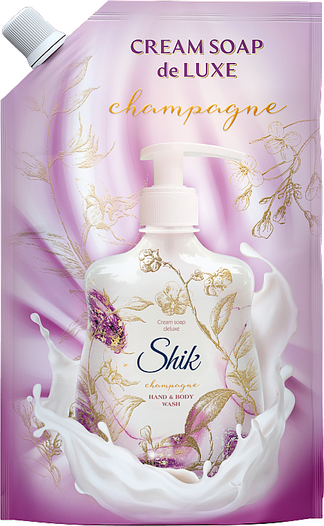 Kremowe mydło w płynie do rąk i ciała - Shik Champagne Hand & Body Wash (doypack) — Zdjęcie N1