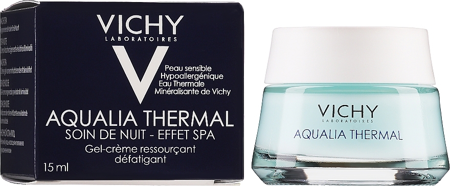 PREZENT! Krem-żel na noc do głębokiego nawilżenia - Vichy Aqualia Thermal Night SPA  — Zdjęcie N2