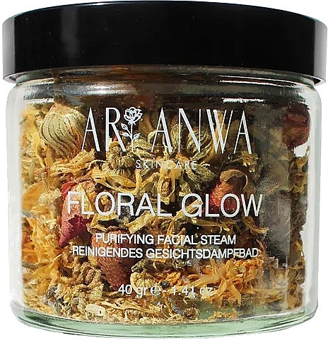 WYPRZEDAŻ Mieszanka kwiatów do kąpieli parowej twarzy - ARI ANWA Skincare Floral Glow Steam * — Zdjęcie N1