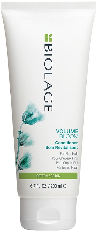 Odżywka dodająca objętości włosom cienkim - Biolage Volumebloom Cotton Conditioner