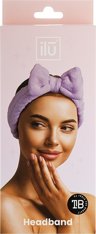 Opaska na głowę, fioletowa - Ilu Headband — Zdjęcie N2