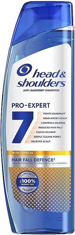 Szampon przeciwłupieżowy Ochrona przed wypadaniem włosów - Head & Shoulders Pro-Expert 7 With Caffeine — Zdjęcie N1