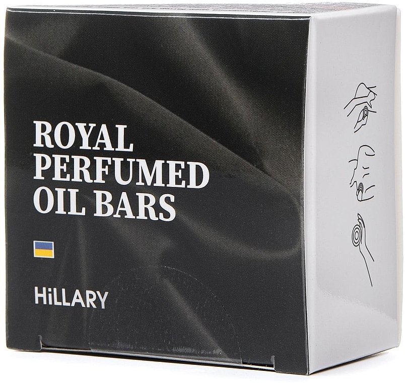 Perfumowany olejek do ciała - Hillary Perfumed Oil Bars Royal — Zdjęcie N2