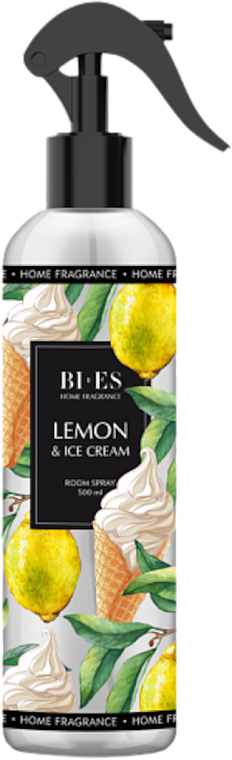 Spray zapachowy do domu Cytryna i lody - Bi-Es Home Fragrance Lemon & Ice Cream Room Spray — Zdjęcie N1