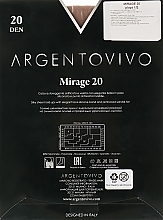 Pończochy Mirage 20 AUT, 20 DEN, playa - Argentovivo — Zdjęcie N2