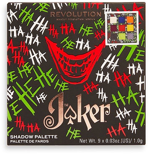 Paleta cieni do powiek - Makeup Revolution X Dc Joker Shadow Palette Why So Serious — Zdjęcie N5