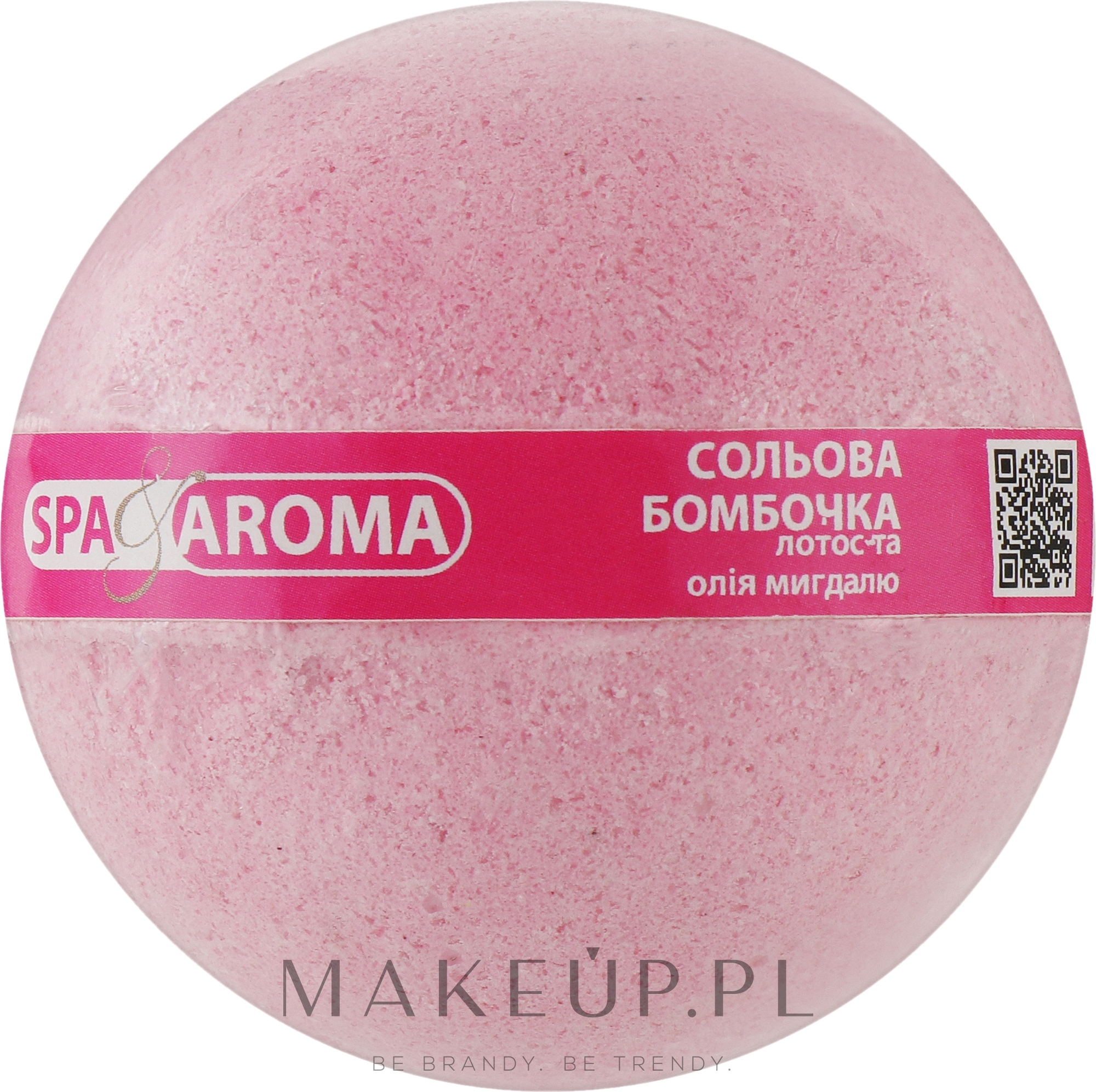 Kula do kąpieli Lotos i olejek migdałowy - Bioton Cosmetics Spa & Aroma Bath Bomb — Zdjęcie 75 g