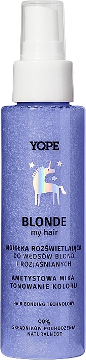 Spray do włosów blond i rozjaśnianych - Yope Blonde Ametyst — Zdjęcie N1