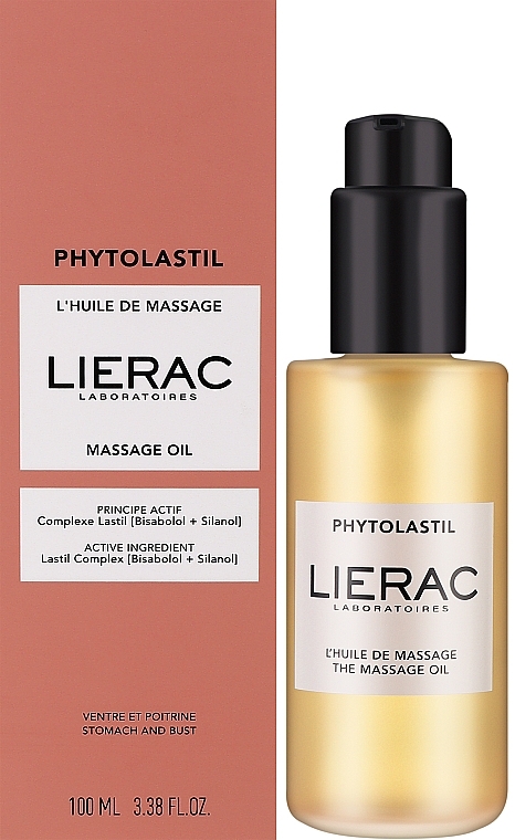 Olejek do masażu zapobiegający rozstępom - Lierac Phytolastil Massage Oil — Zdjęcie N1