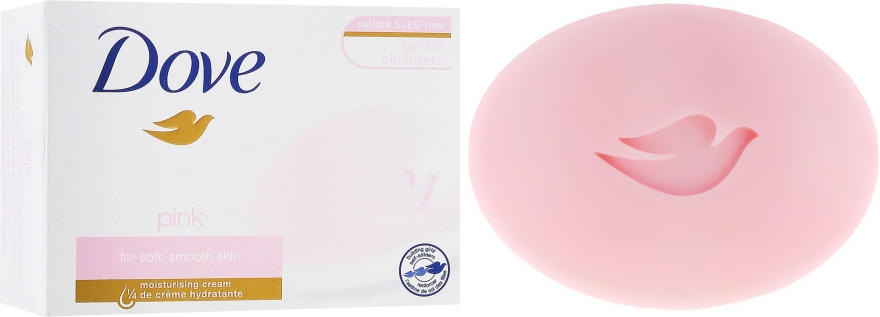 Nawilżające kremowe mydło w kostce - Dove Pink Beauty Cream Bar — Zdjęcie N1
