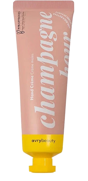 Krem do rąk Szampan - Avry Beauty Shea Butter Hand Cream Champagne Hour — Zdjęcie N1