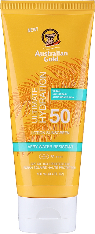 Balsam z filtrem przeciwsłonecznym - Australian Gold Utimate Hydration Sunscreen Lotion SPF 50  — Zdjęcie N1