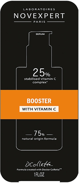 Serum do twarzy wzmacniające z witaminą C - Novexpert Vitamin C Booster — Zdjęcie N3