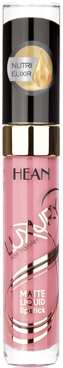 Matująca pomadka do ust w płynie - Hean Luxury Non Transfer Matte Liquid Lipstick