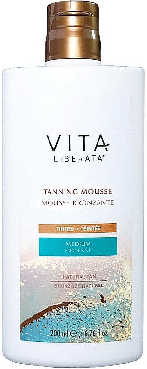 Pianka samoopalająca - Vita Liberata Tinted Tanning Mousse Medium — Zdjęcie N1