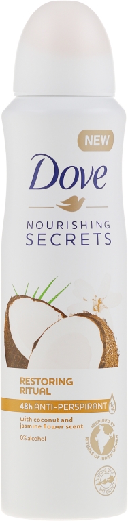 Antyperspirant Kokos i jaśmin - Dove Nourishing Secrets Restoring Ritual