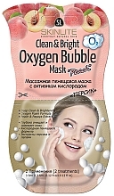 Kup Bąbelkowa maseczka tlenowa Brzoskwinia - Skinlite Clean & Bright Oxygen Bubble Mask