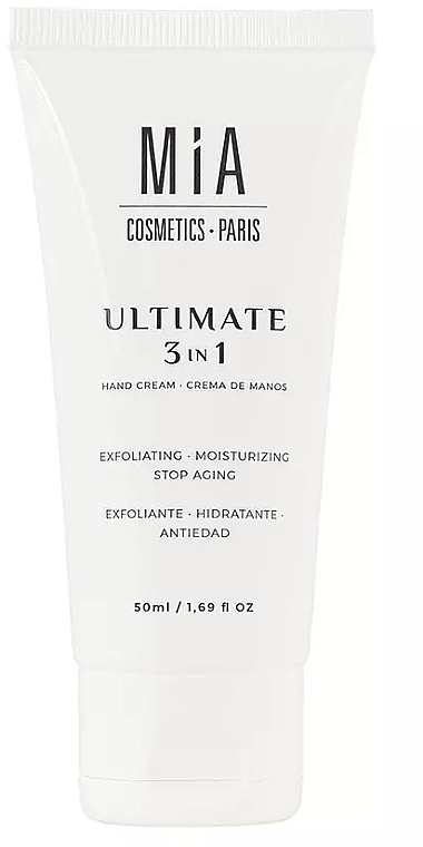Krem do rąk 3 w 1 - Mia Cosmetics Paris Ultimate 3 In 1 Hand Cream — Zdjęcie N1